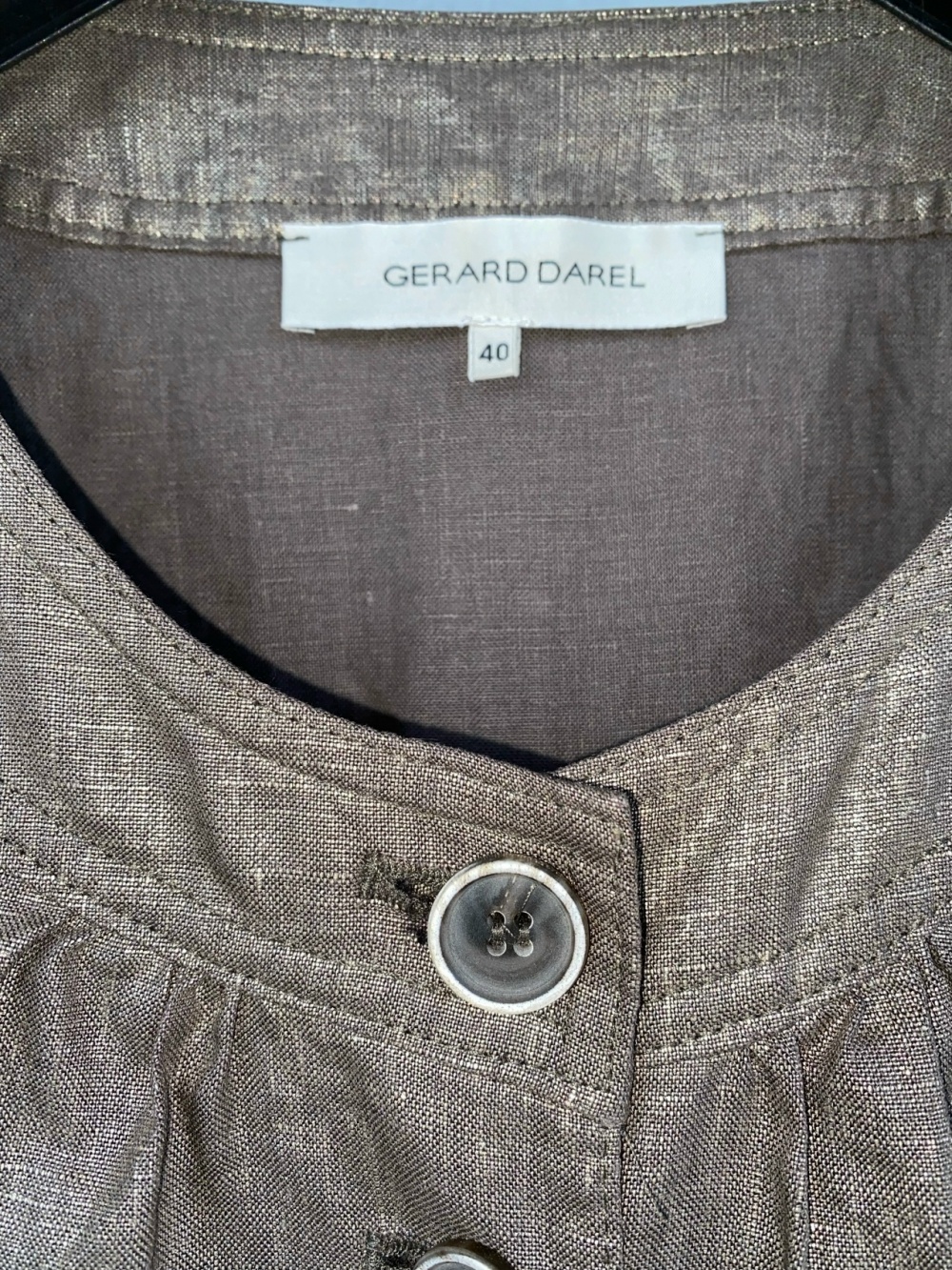 Льняной жакет GERARD DAREL, размер 44-46