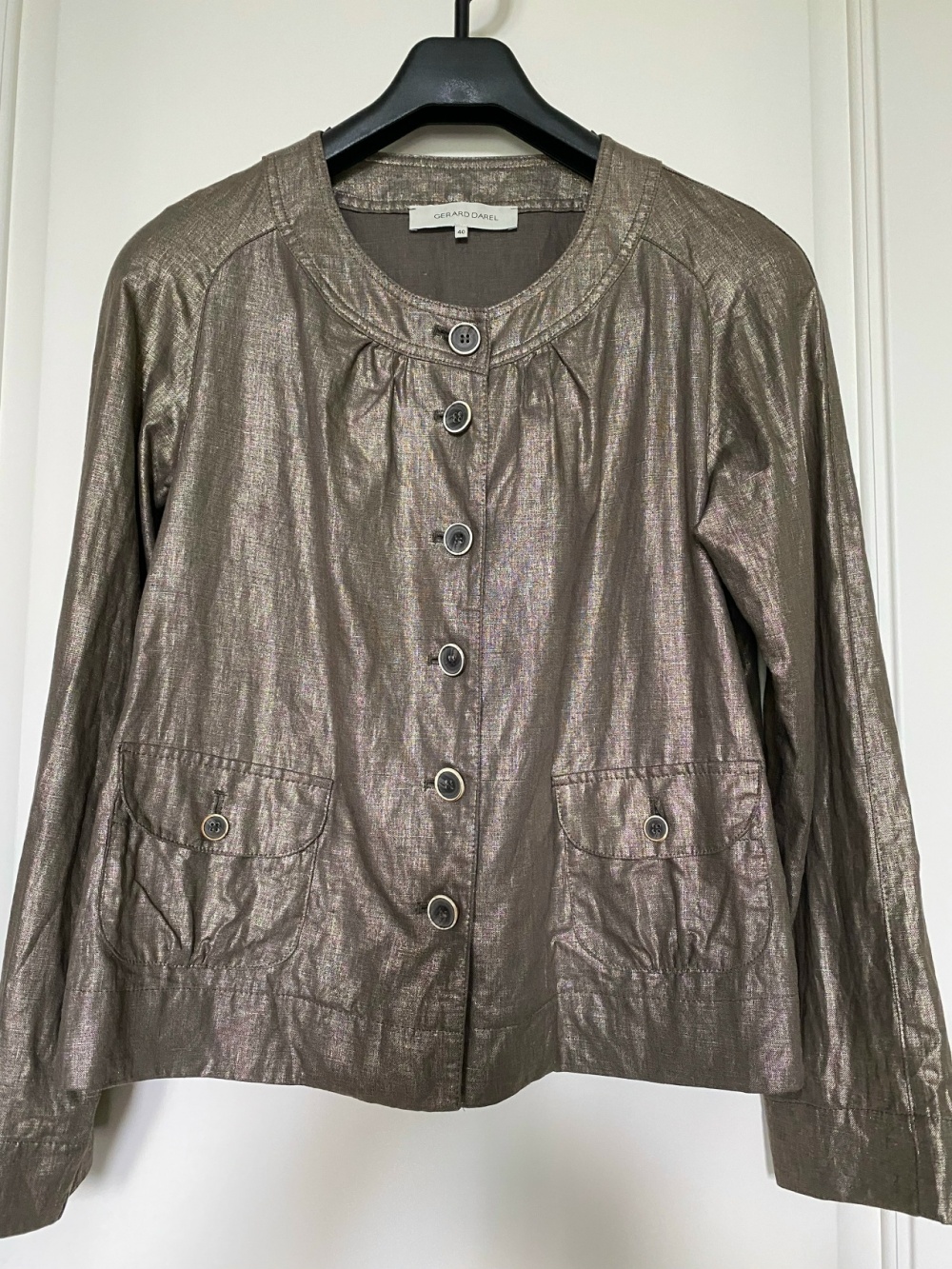 Льняной жакет GERARD DAREL, размер 44-46