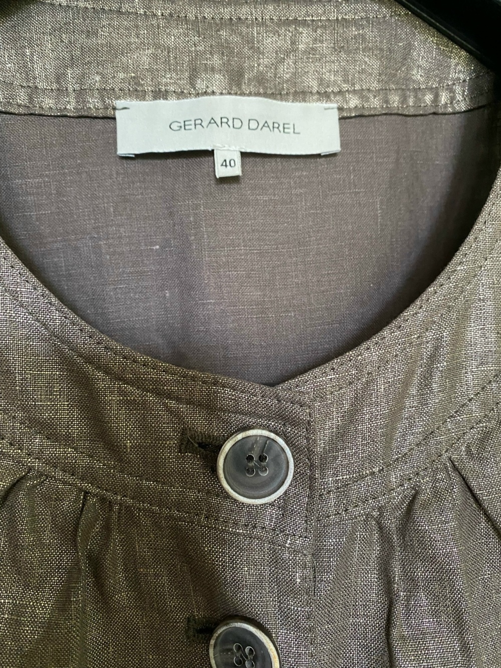 Льняной жакет GERARD DAREL, размер 44-46