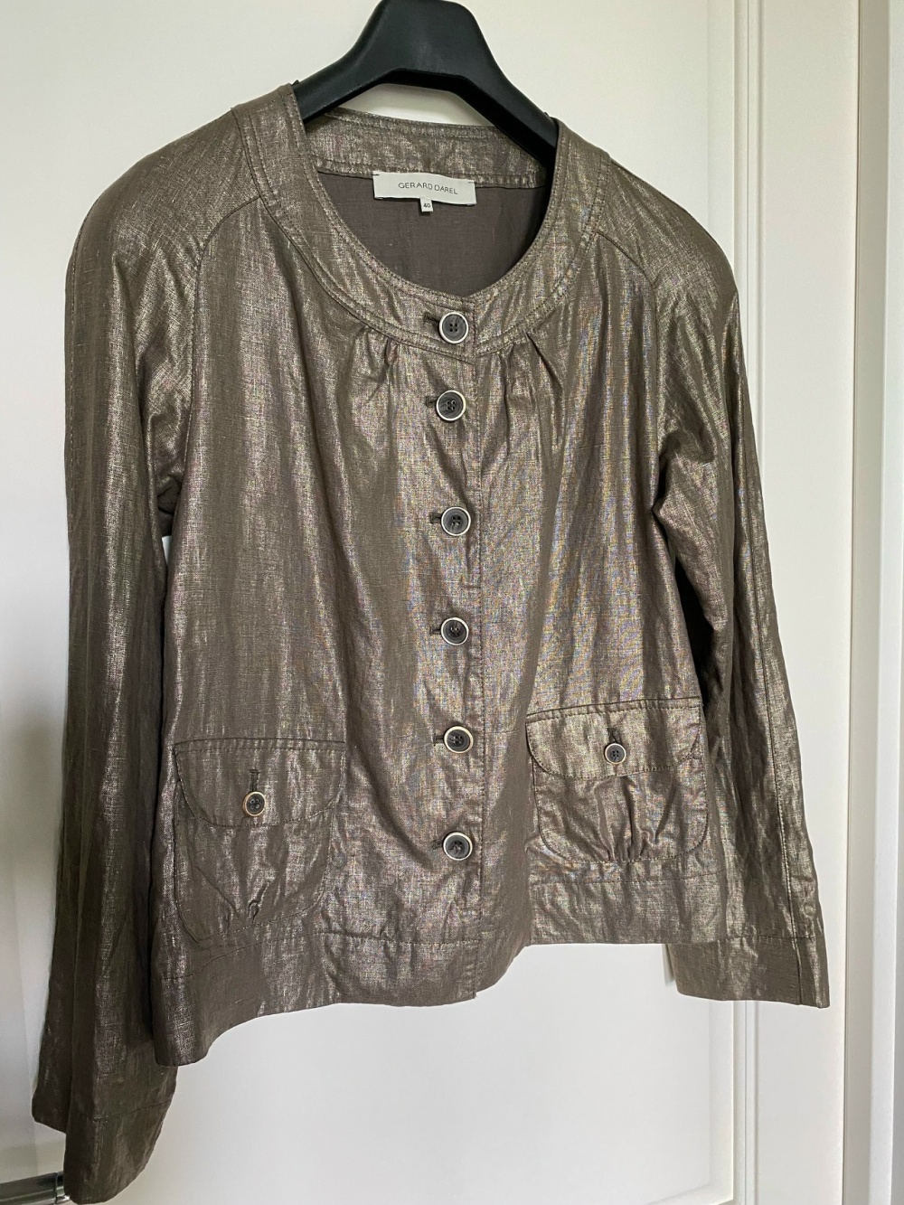 Льняной жакет GERARD DAREL, размер 44-46