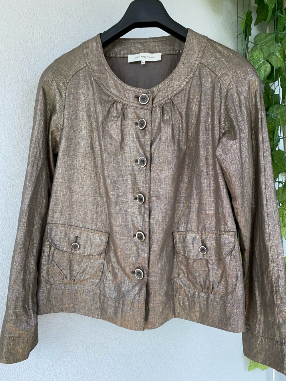 Льняной жакет GERARD DAREL, размер 44-46