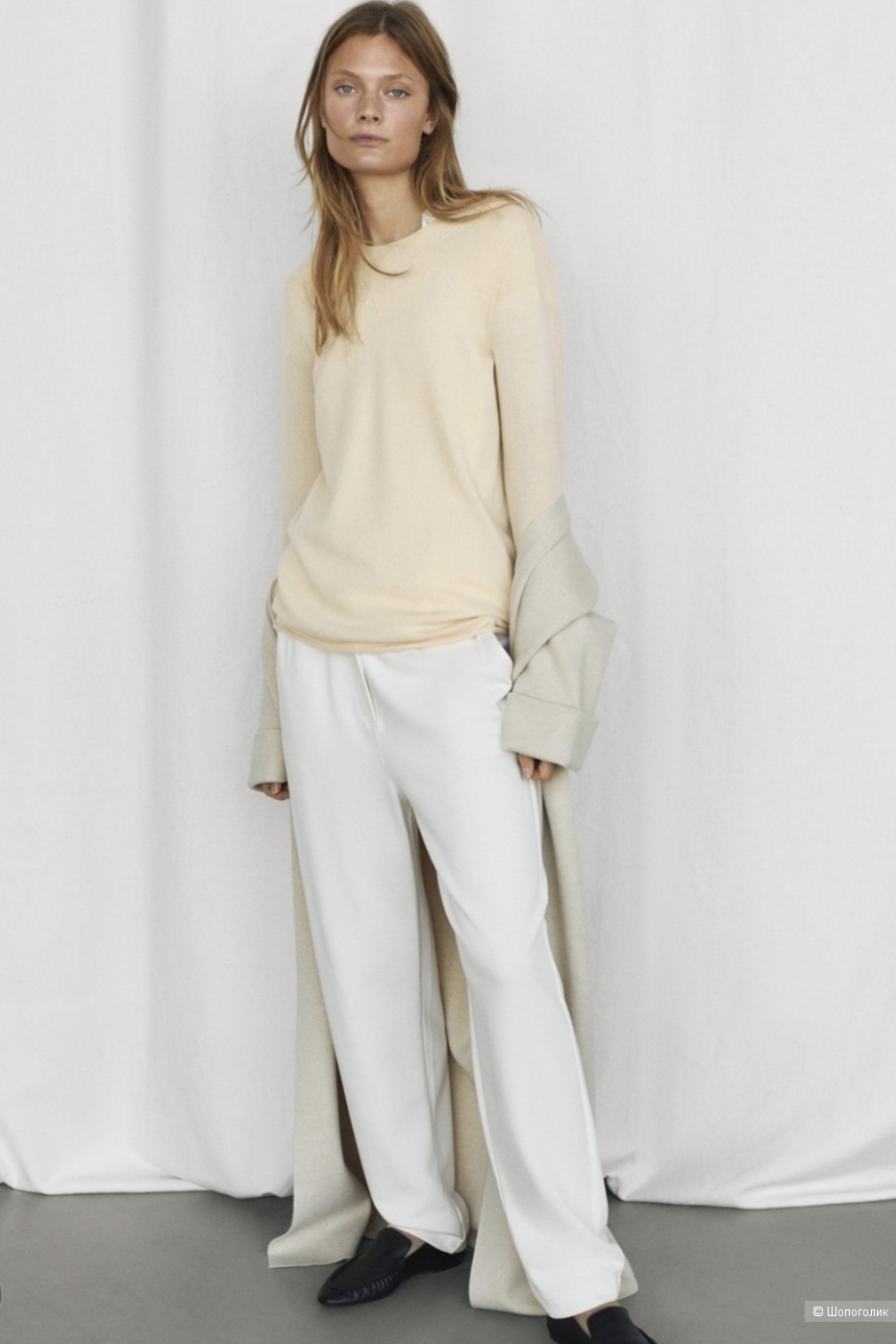 Кашемировый пуловер Massimo Dutti/M