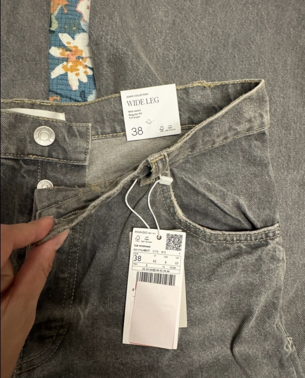 Джинсы mango 38