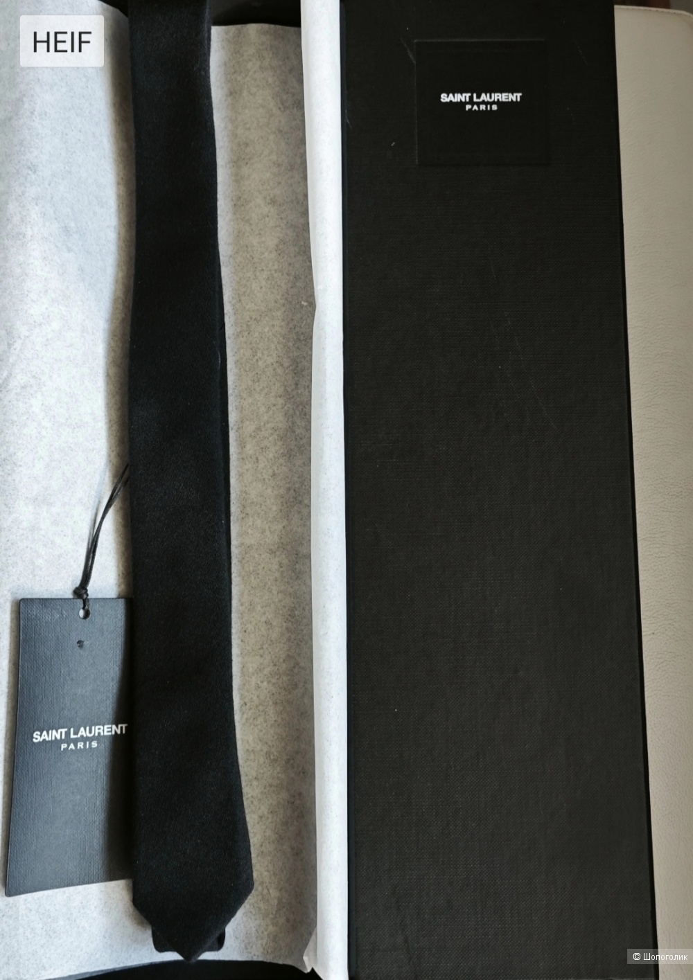 Галстук Saint Laurent one size