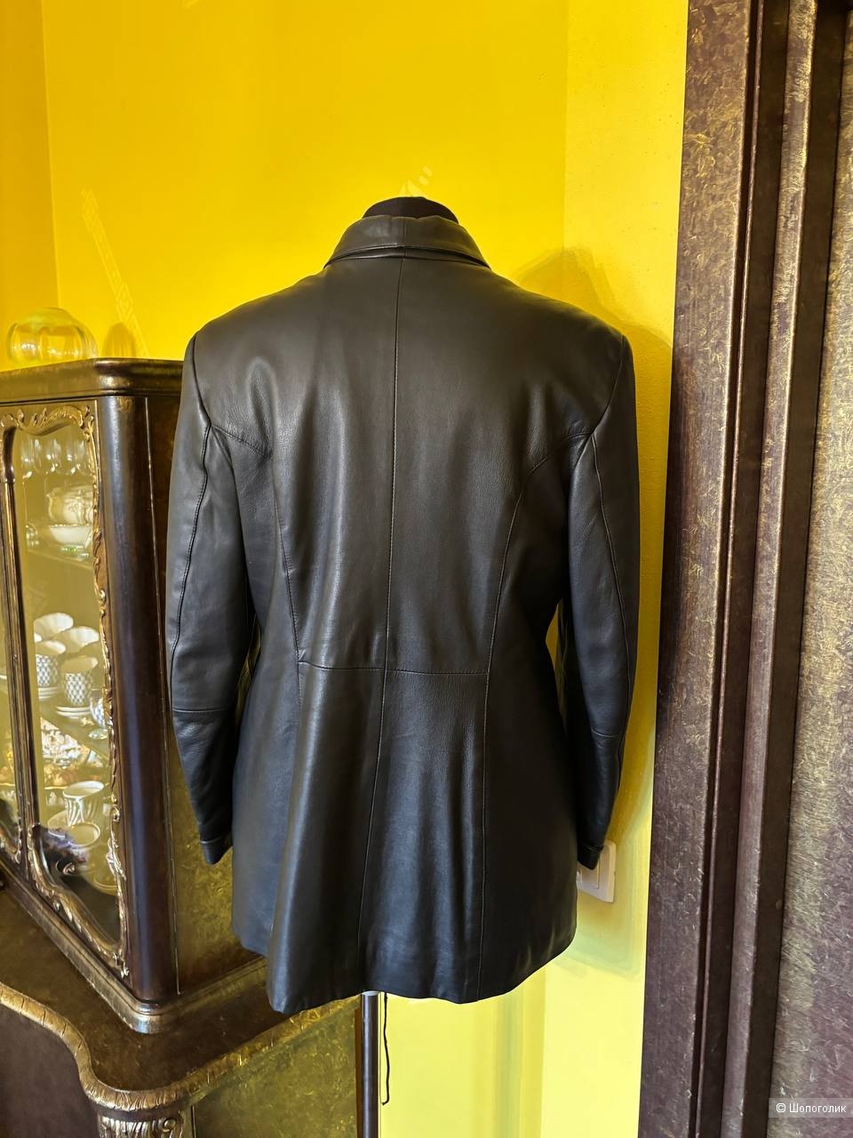 Куртка кожаная Fine collection Plus Private Desing, размер L.