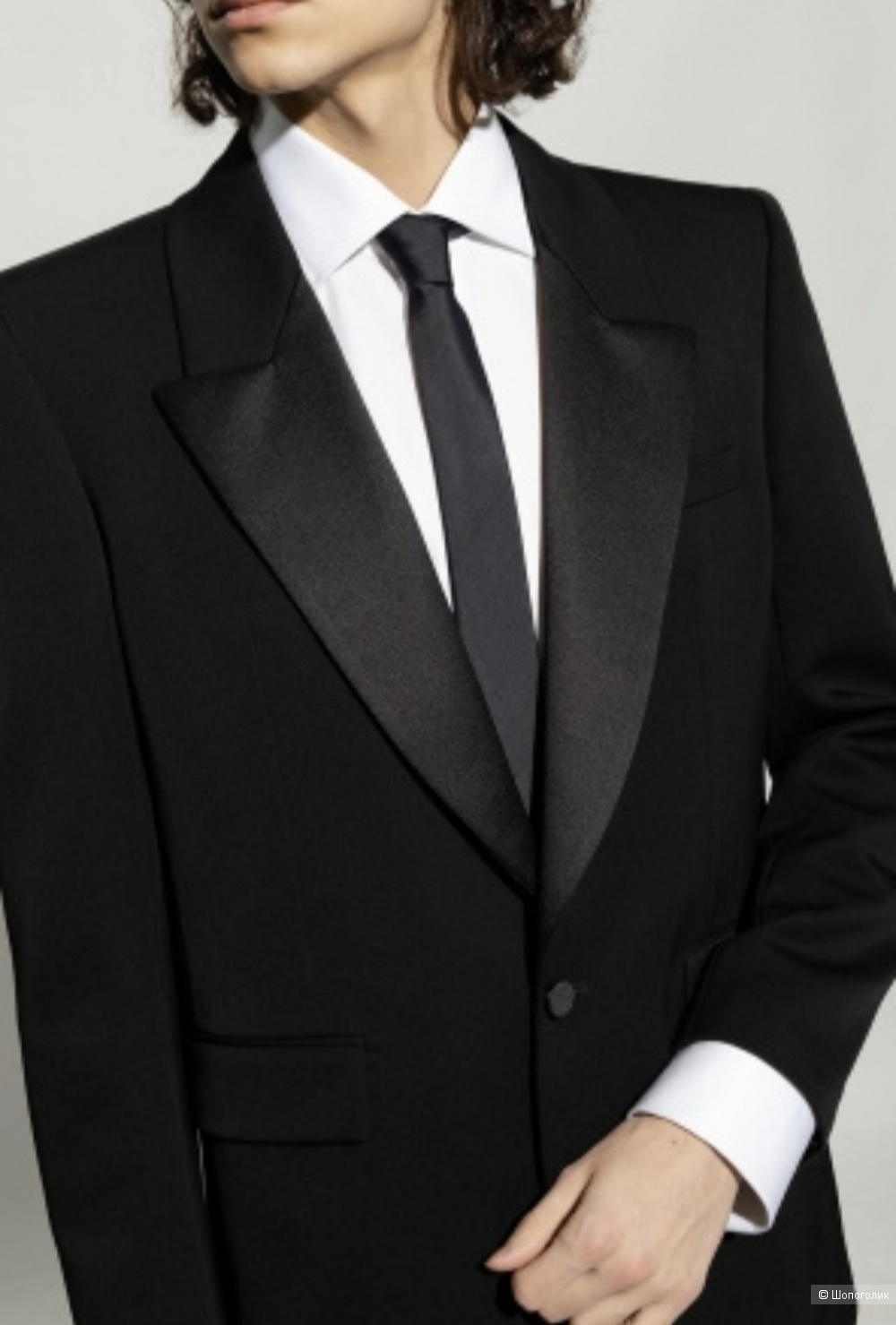 Галстук Saint Laurent one size