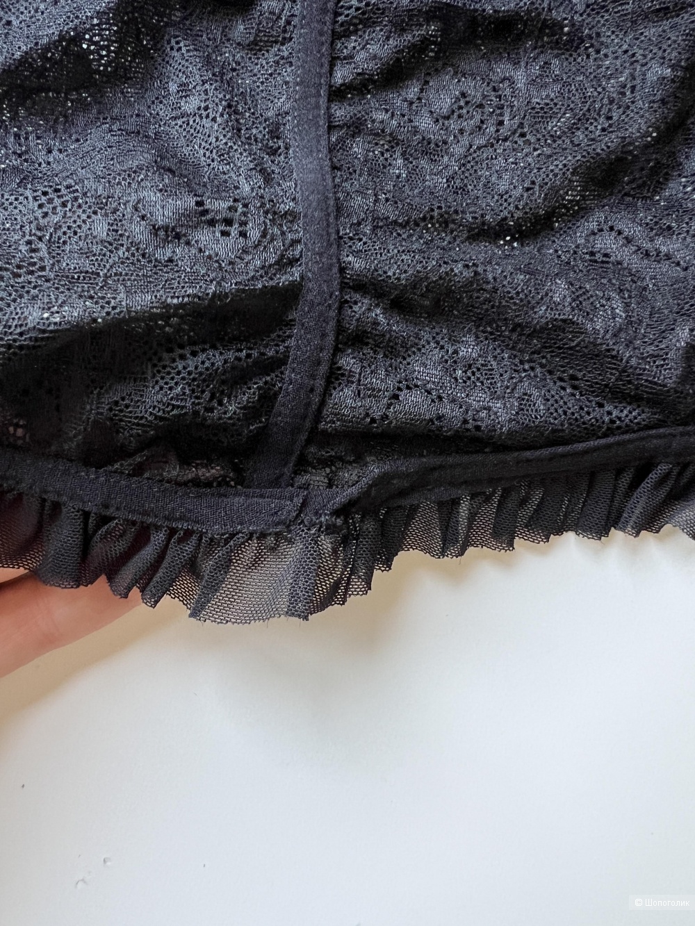 Кружевной топ Zara на бретелях , L