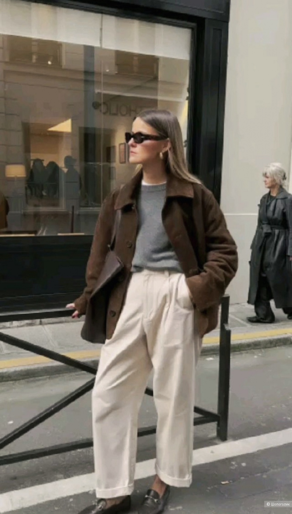 Вельветовые брюки H&M/48