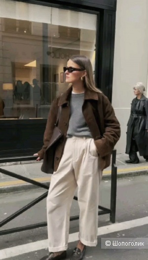 Вельветовые брюки H&M/48