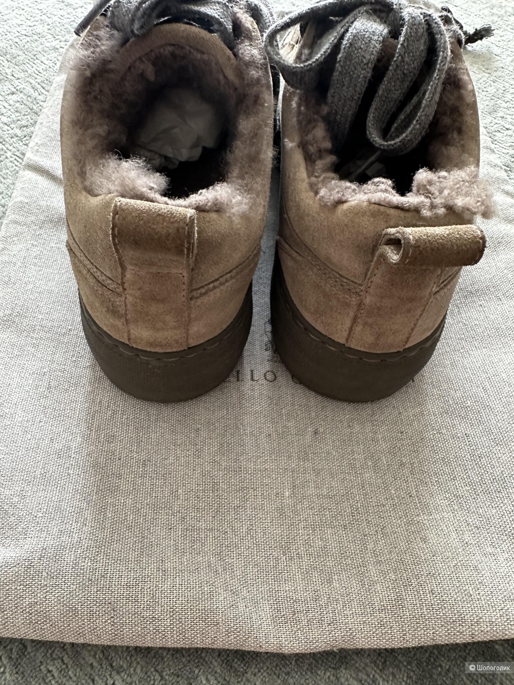 Зимние кеды Brunello Cucinelli на 37