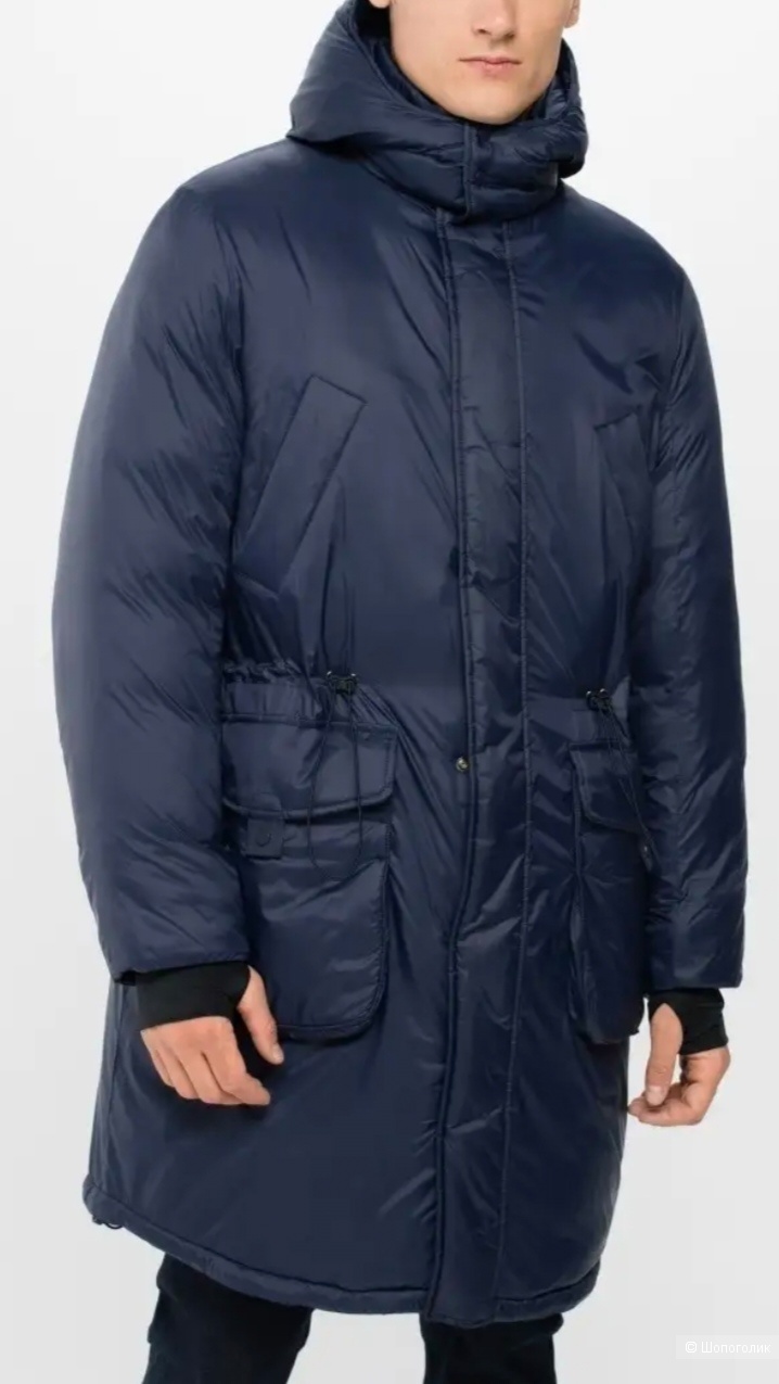 Парка/ пуховик Trussardi, размер 48 IT, на 48-50-52