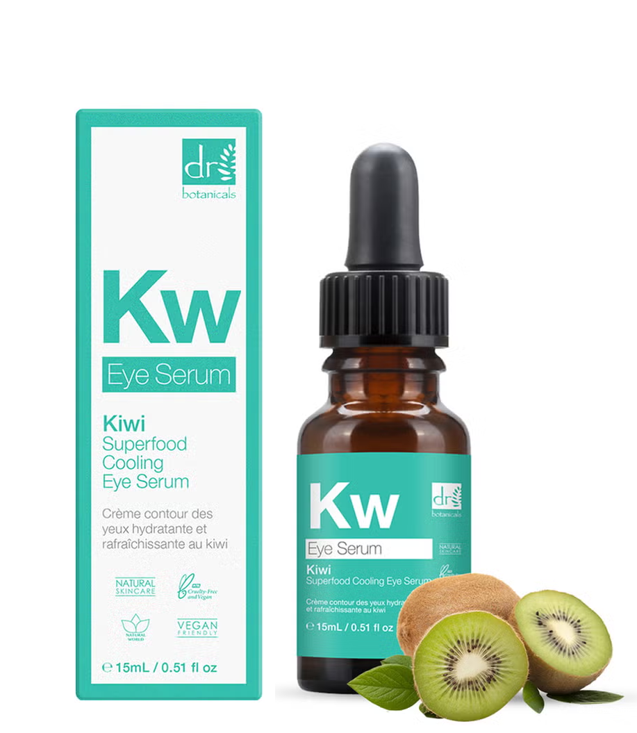 Охлаждающая сыворотка для глаз с киви Dr Botanicals 15 мл