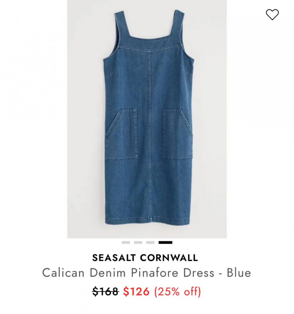 Сарафан джинсовый Seasalt Cornwall р.44/46