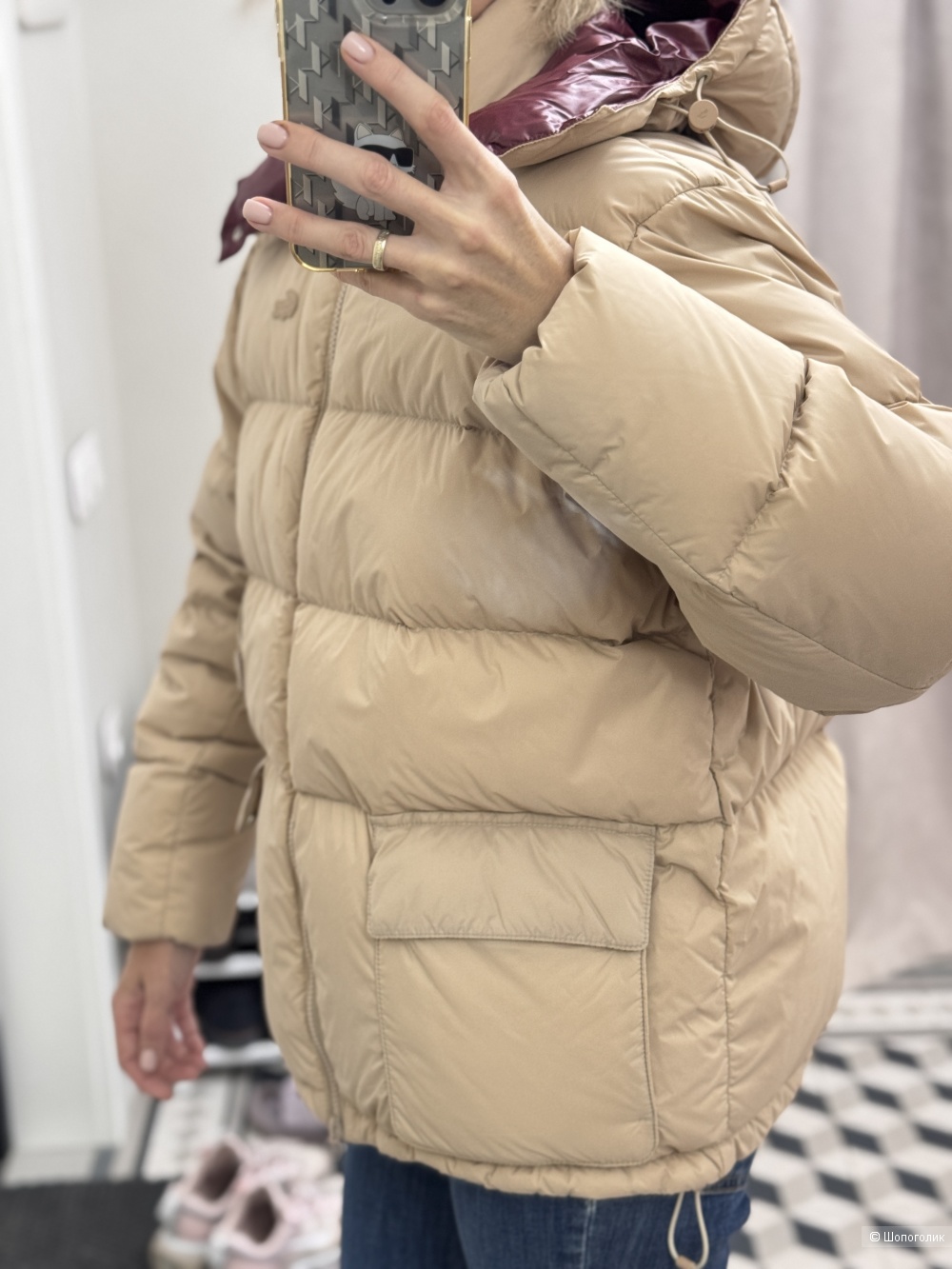 Куртка Пуховик Lacoste xs