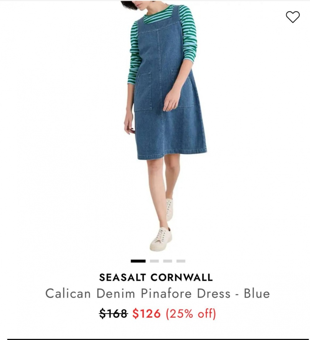 Сарафан джинсовый Seasalt Cornwall р.44/46