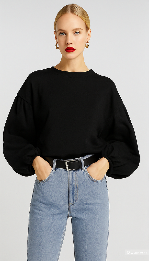 Свитшот толстовка кофта Jacqueline de Yong р.М (44-46-48)