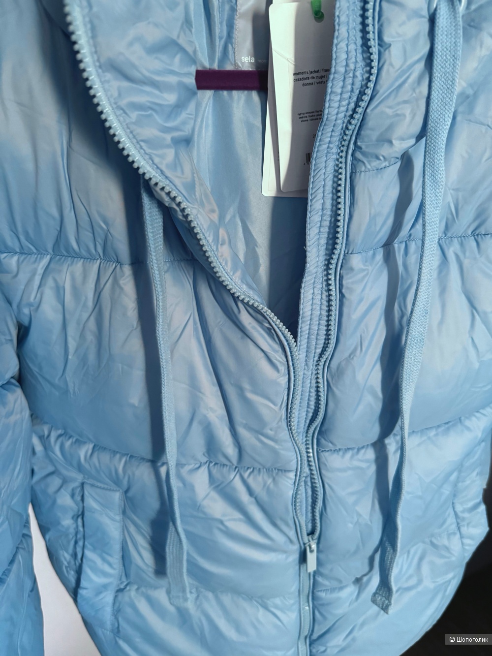 Куртка пуховик SELA размер М oversize