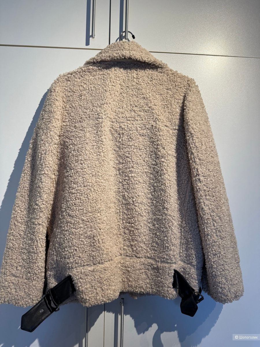Zara меховая куртка размер XL 48-50