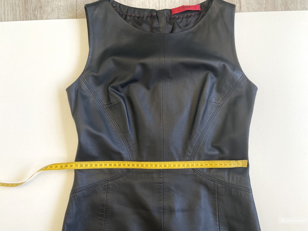 Hugo Boss платье кожа S/M