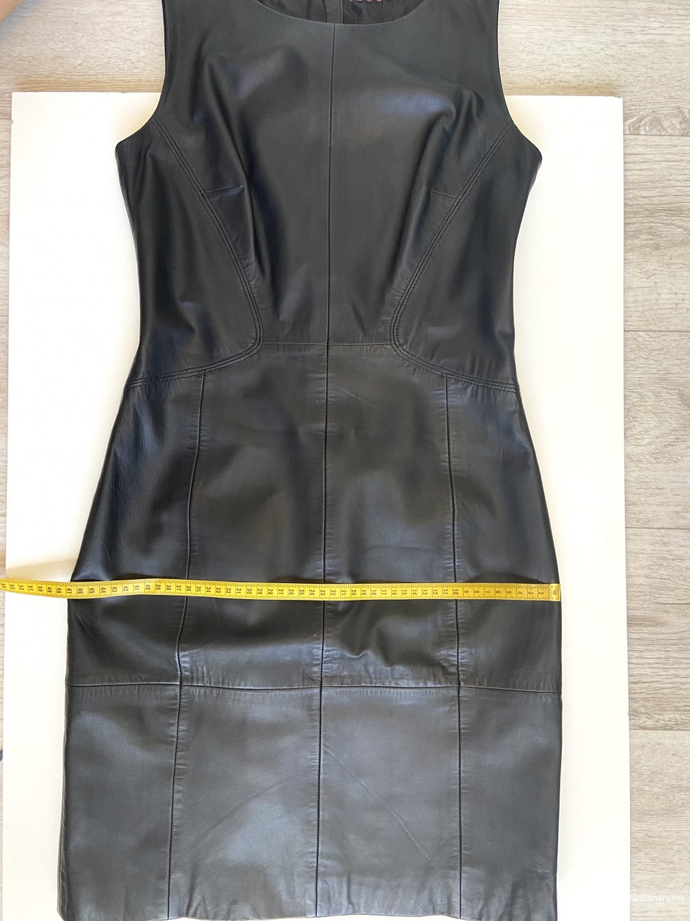 Hugo Boss платье кожа S/M