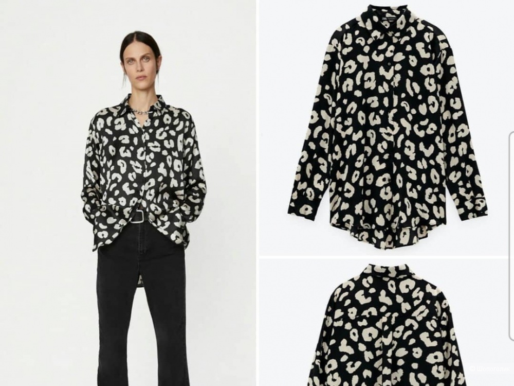 Рубашка блузка Zara S