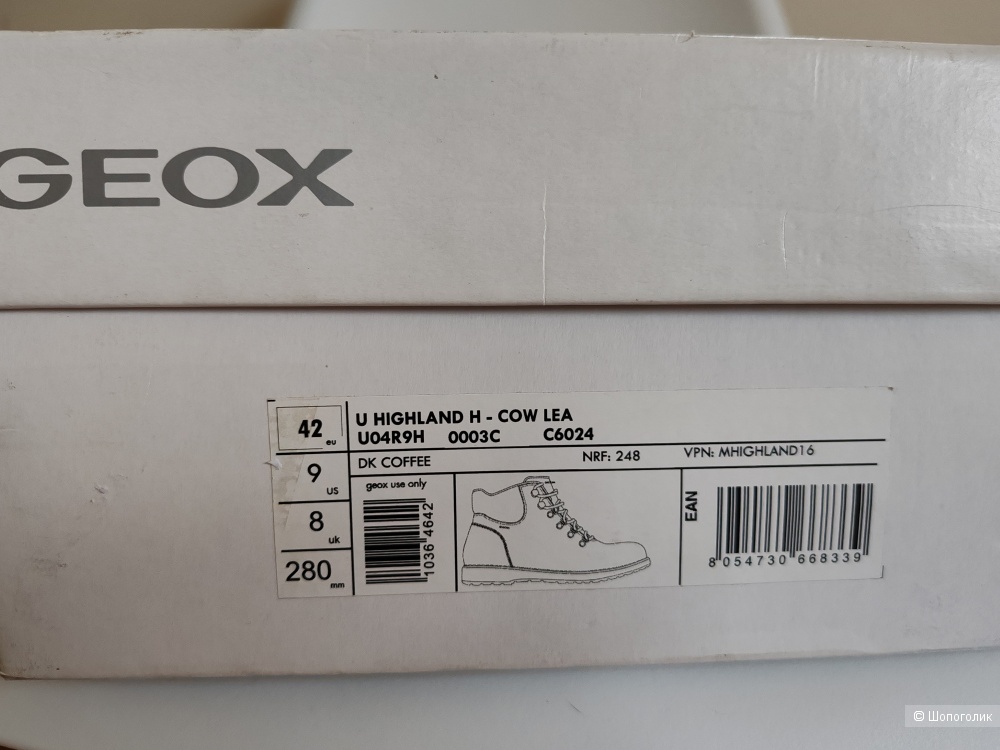 Ботинки Geox, размер 42