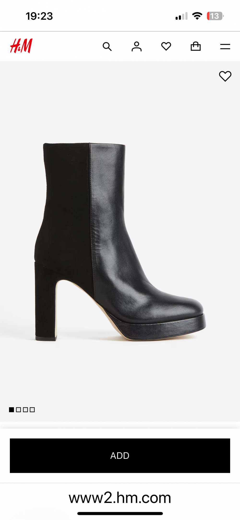 Ботинки H&M 41 размер