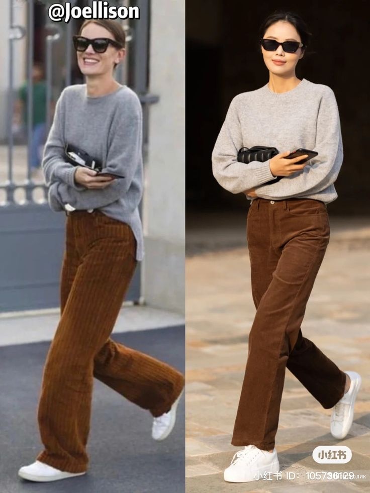 Вельветовые брюки H&M/44