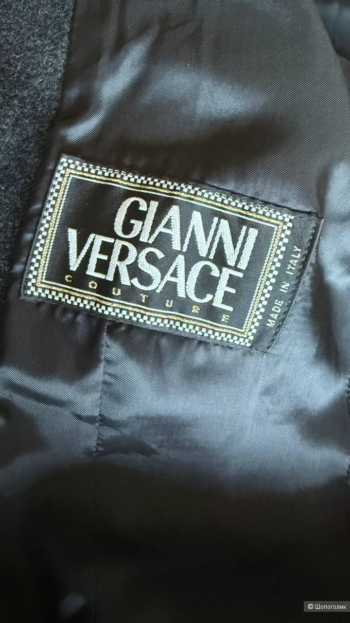 Пальто винтаж Gianni Versace, размер 44-46