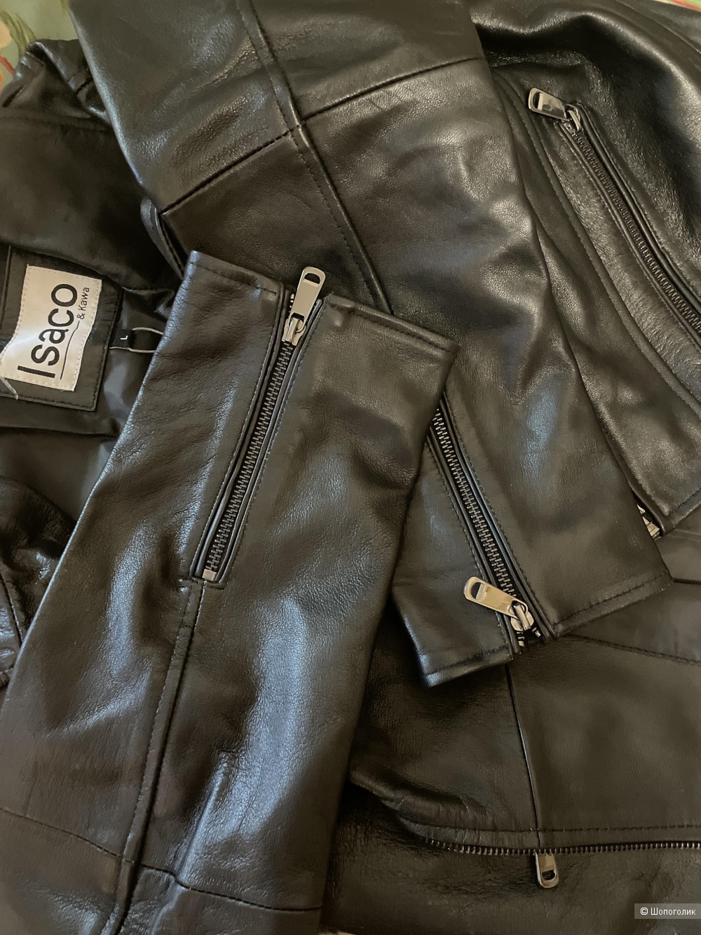 Кожаная куртка Isaco&Kawa размер S-M