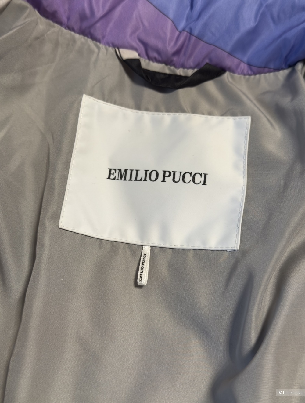 Пуховая куртка Emilio Pucci маркировка 40