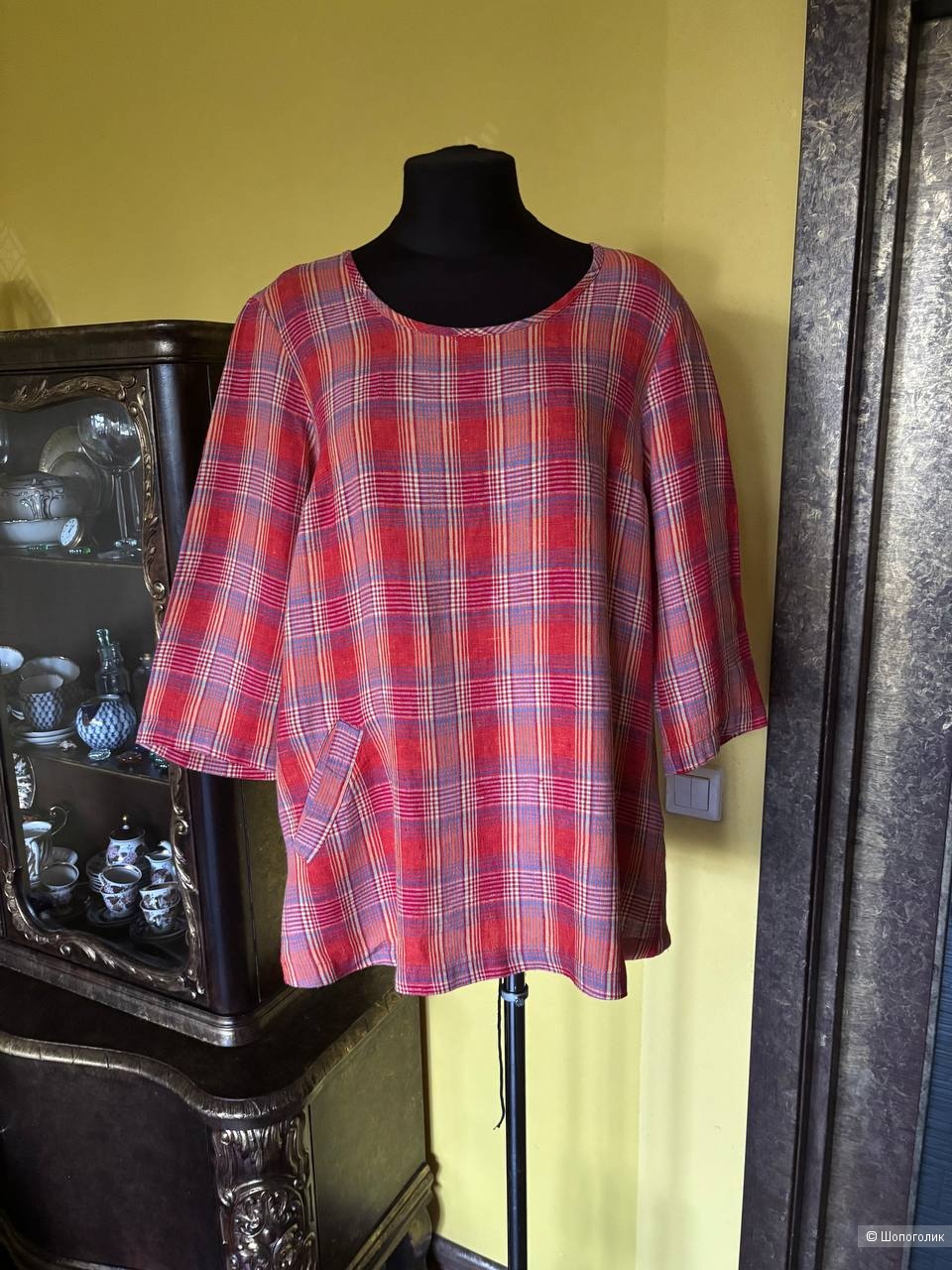 Блузка льняная Flax, размер M/L.