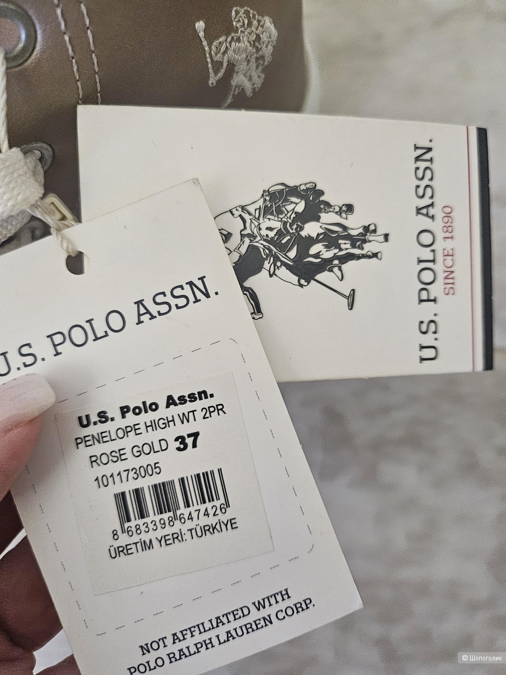 Polo Аssn новые кеды, оригинал, 37