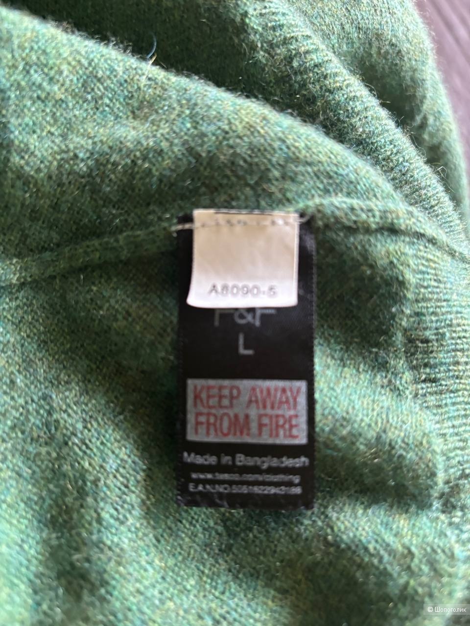 Джемпер из кашемира F&F, размер L/XL.