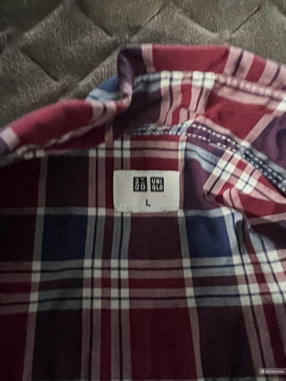 Uniqlo рубашка   р L