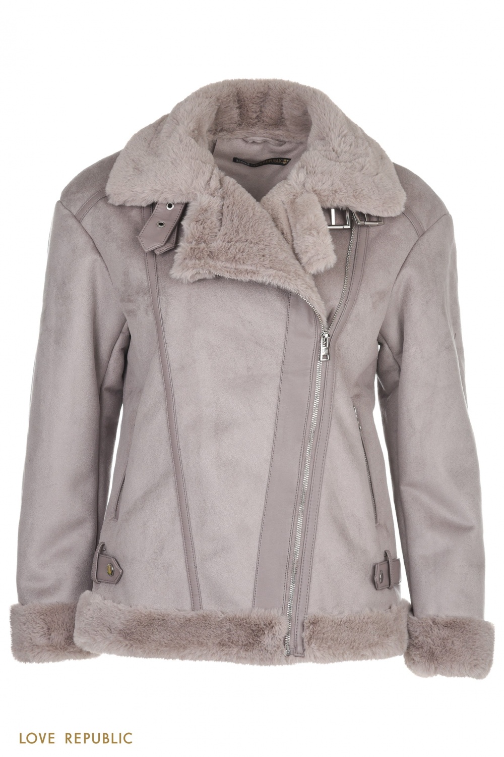 Дубленка авиатор LOVE REPUBLIC рус 44 (EUR 38)