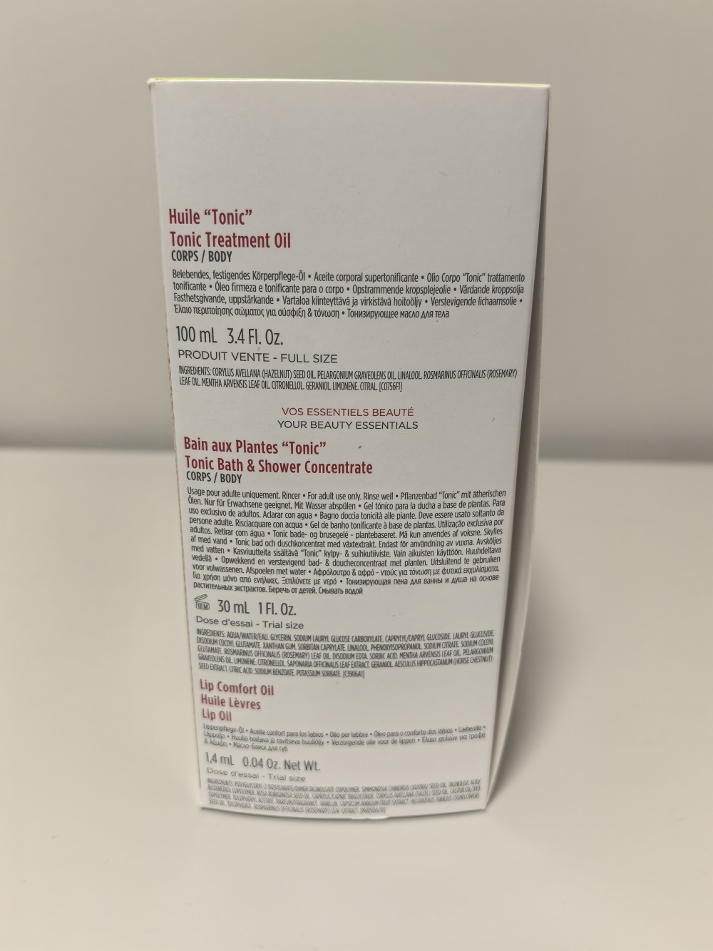 Clarins подарочный набор средств для тела