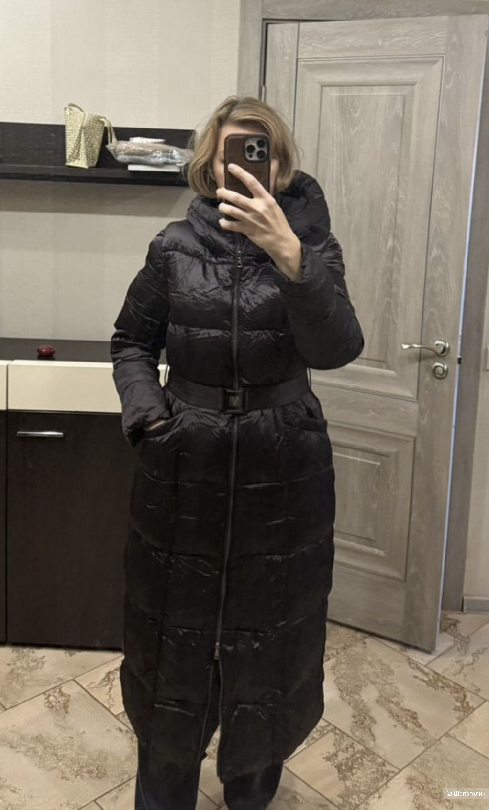 Пальто пуховое Volcante, размер М.