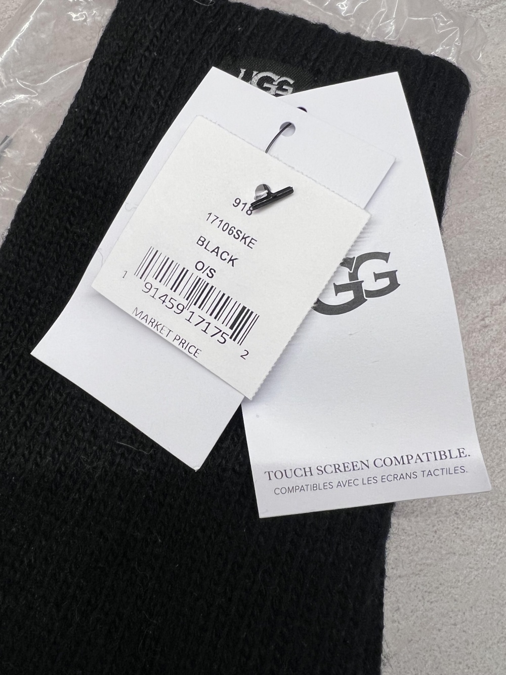 Мужские перчатки UGG, one size