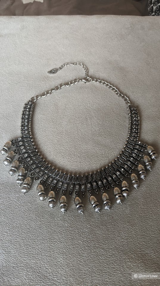 Колье серебро Stradivarius