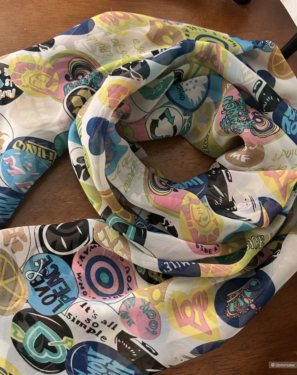 Шарф Peace and Love 188 см