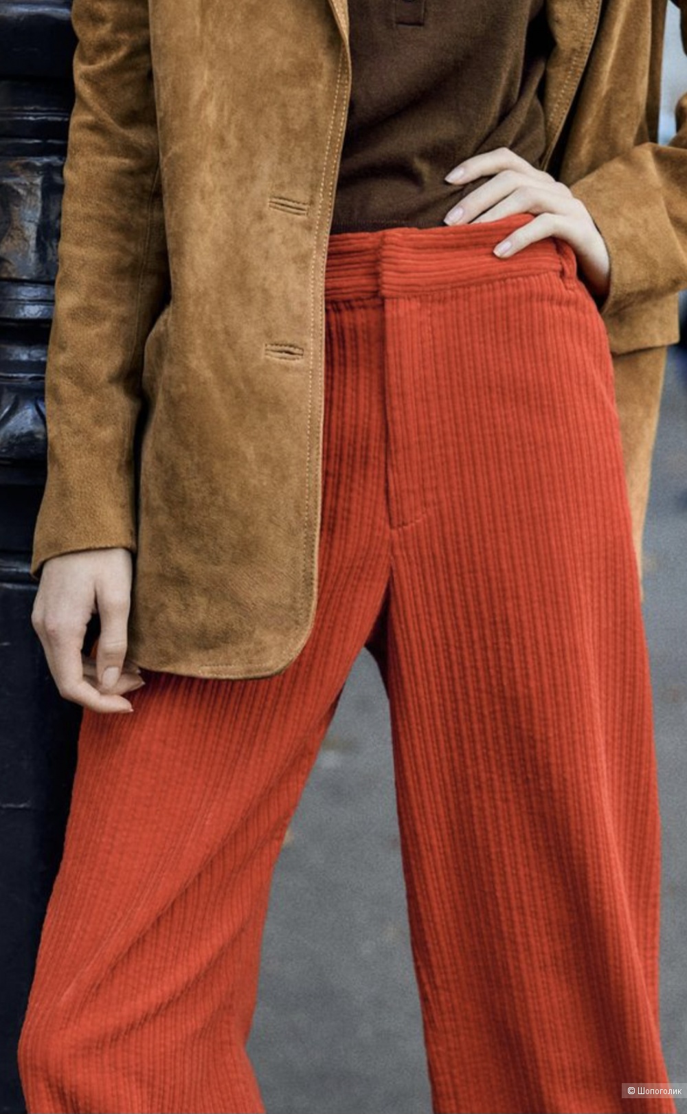 Вельветовые брюки Benetton/44-46