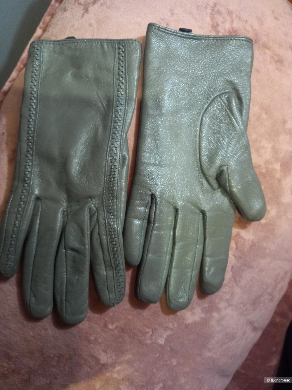 Перчатки женские натуральная  кожа, 7 размер