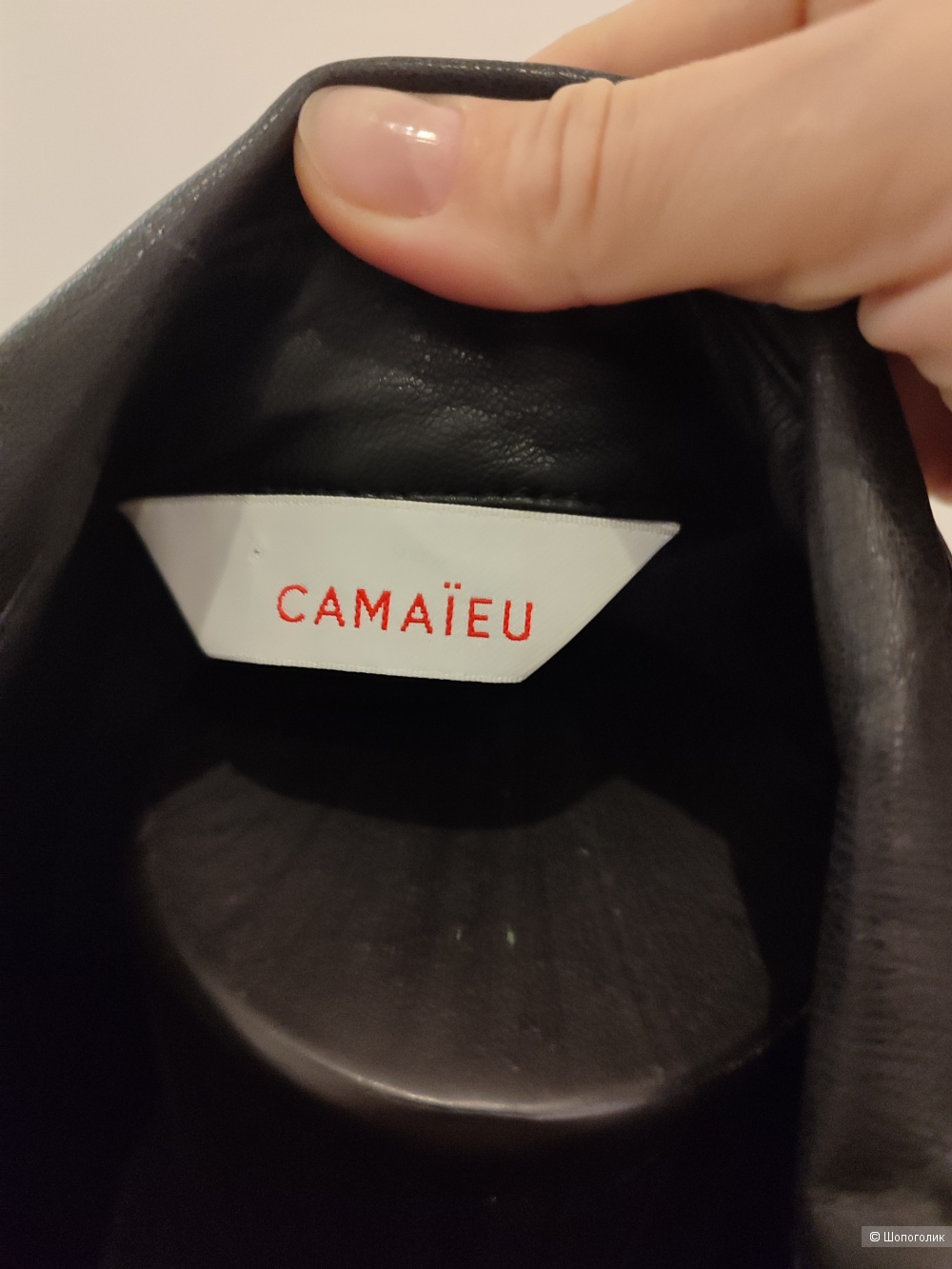 Кожаная рубашка куртка Cameau размер 48-50