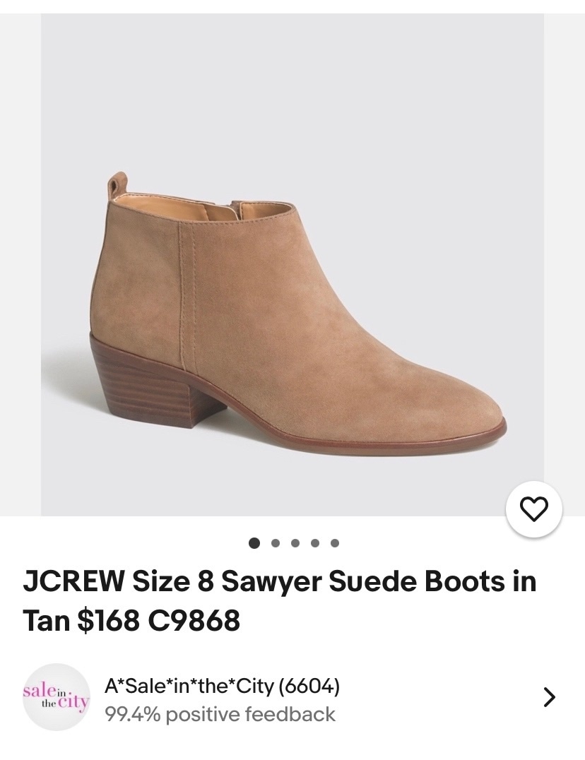 Ботильоны J.Crew, размер 7,5 US рос. 37,5