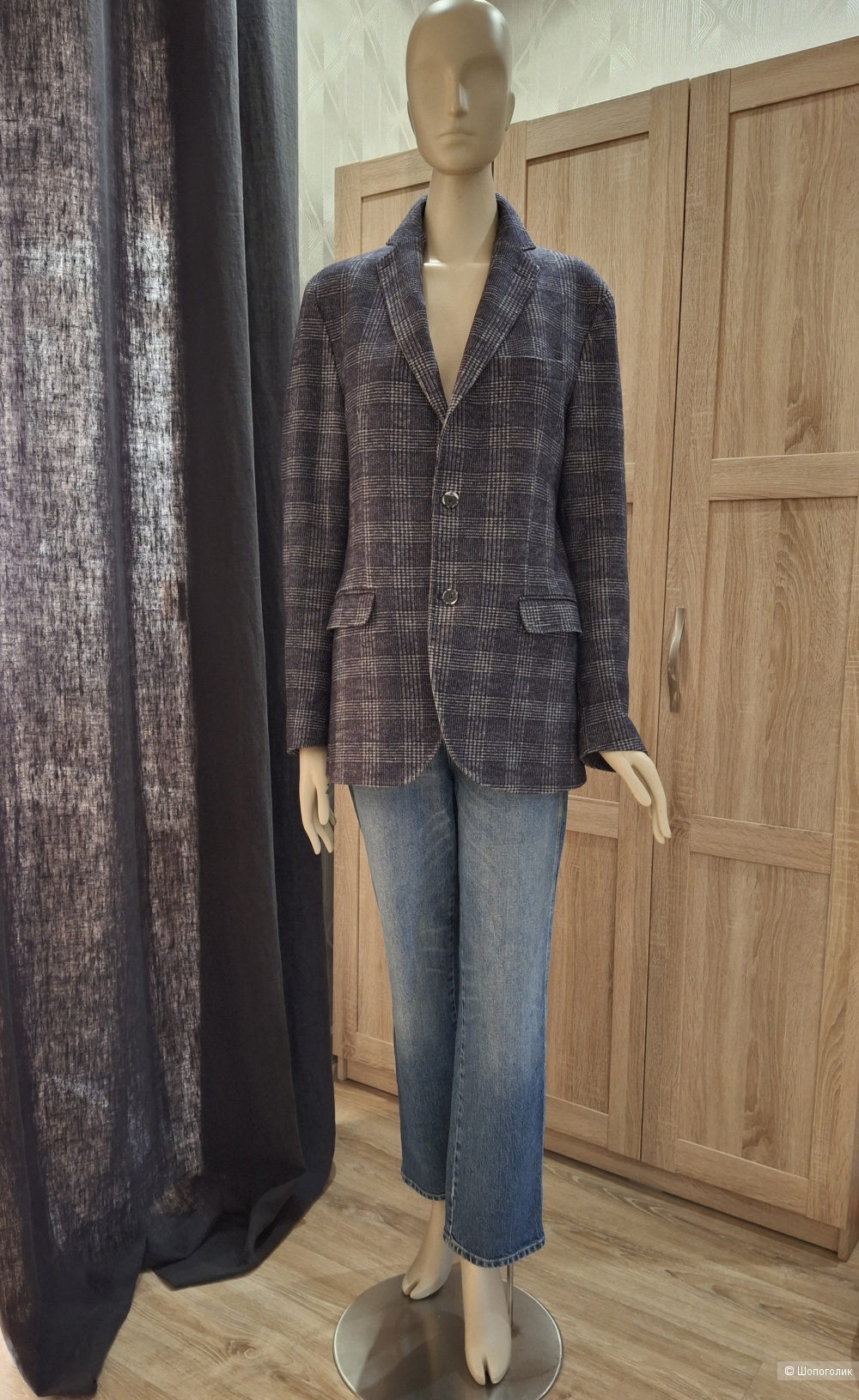 Шерстяной пиджак Massimo Dutti/M