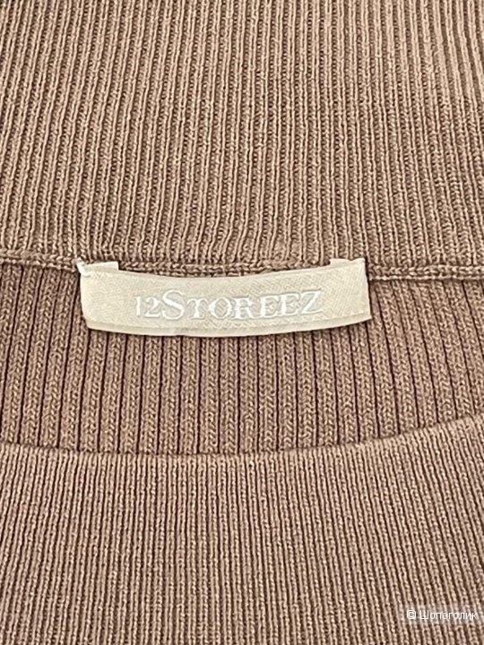 12Storeez, платье трикотажное S-M
