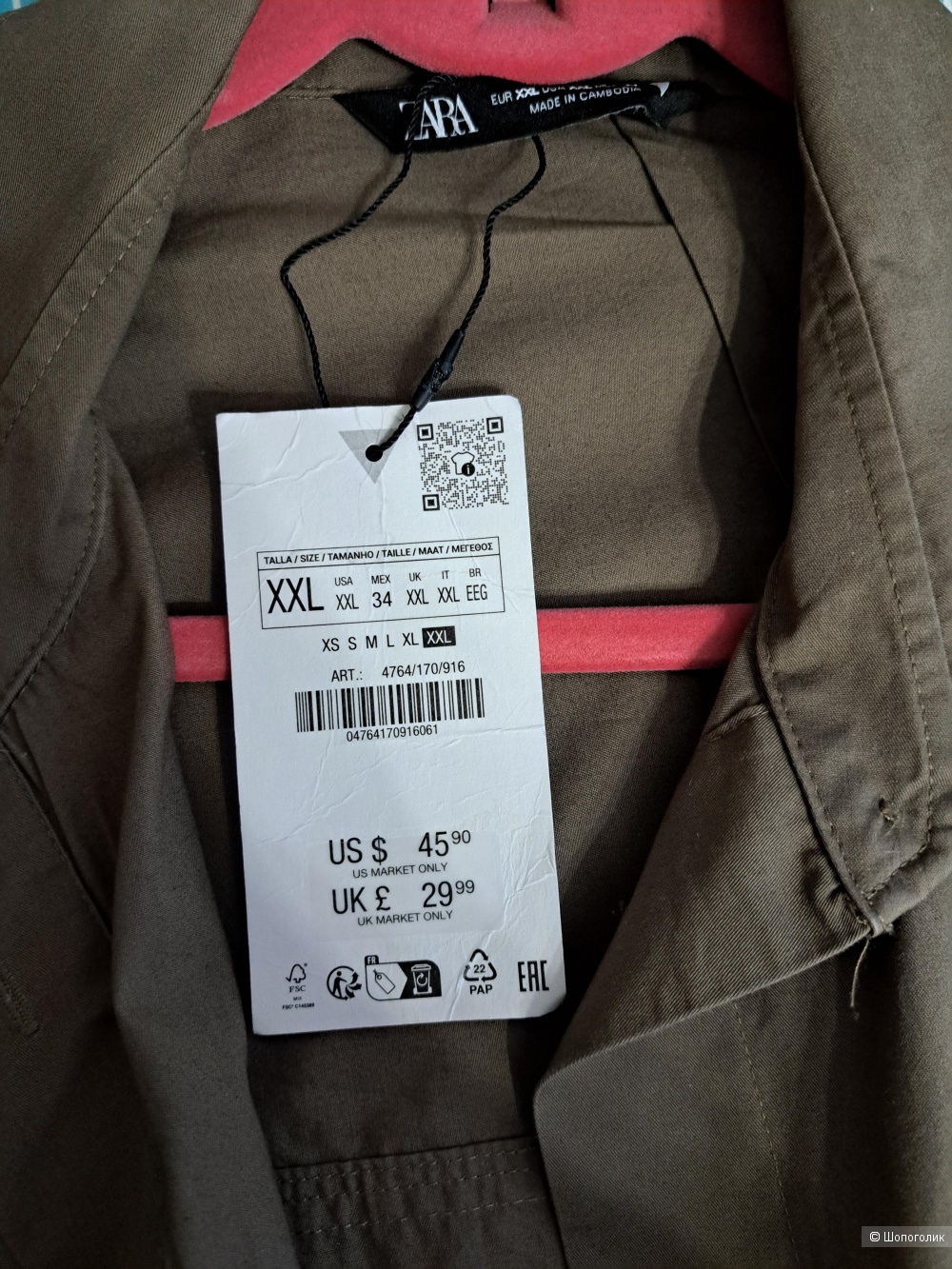 Рубашка Zara, XXL