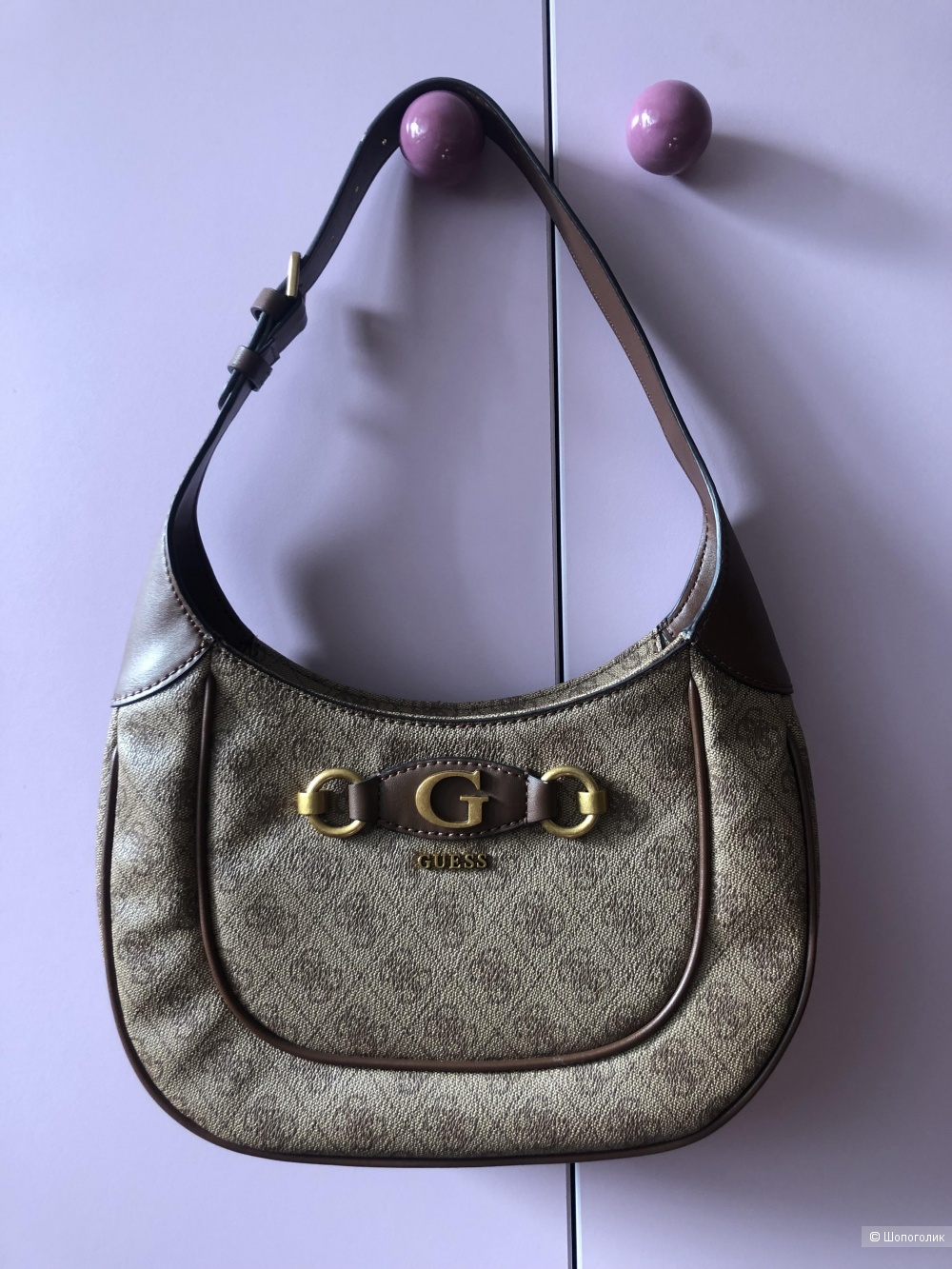 Guess izzy сумка хобо оригинал