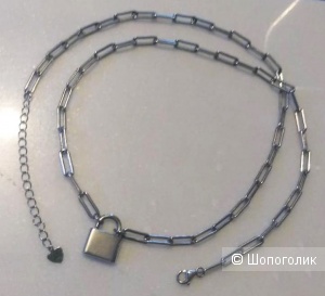 Серебряное шейное украшение